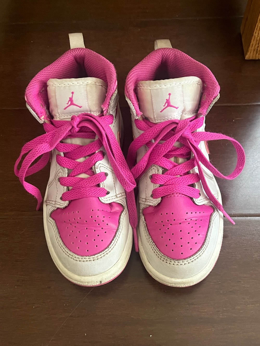 Girls Nike Air Jordans Fuchsia  Size 11